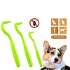Professional Pet Tick & Flea Remover Tool Set - Safe Tweezer for Dogs & Cats