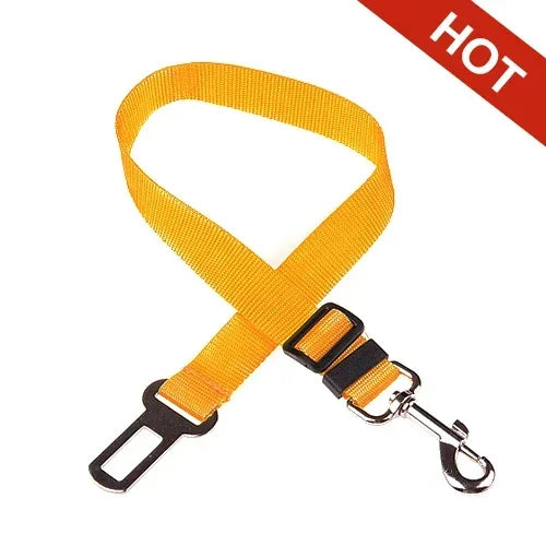 Adjustable Pet Car Safety Harness with Seat Belt Clip
