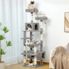 Large Cat Tree Tower with Scratching Posts and Hammock
