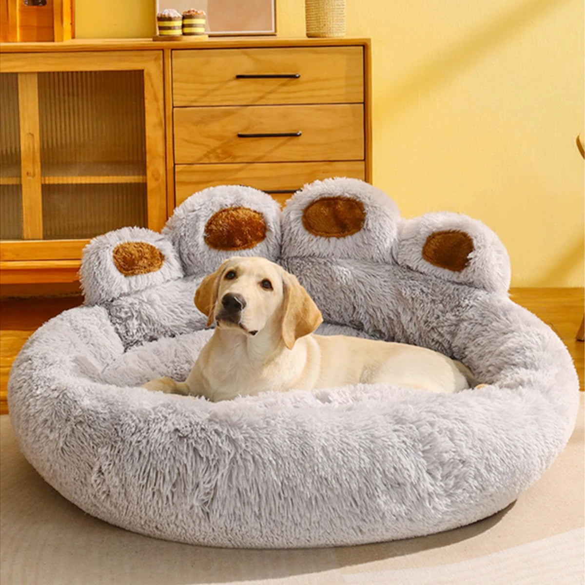 Plush Pet Sofa Bed for Dogs and Cats