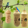 Wooden Hanging Hummingbird House