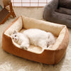 Premium Plush Pet Bed - Soft Breathable Cushion Basket for Cats & Dogs