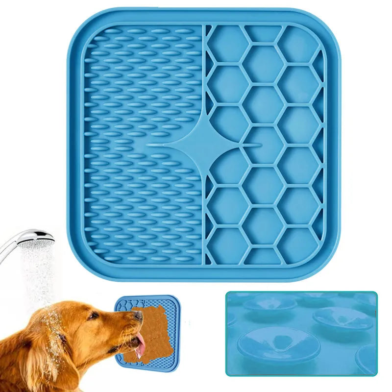 Silicone Slow Feeder Mat with Suction Cup