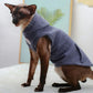 Warm Winter Cat Hoodie - Fleece Sweatshirt for Sphynx & Hairless Cats