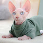 Warm Winter Cat Hoodie - Fleece Sweatshirt for Sphynx & Hairless Cats