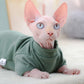 Warm Winter Cat Hoodie - Fleece Sweatshirt for Sphynx & Hairless Cats