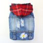 Premium Denim Cat Vest - Spring & Autumn Jacket for Small to Medium Cats