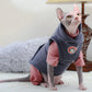 Warm Winter Cat Hoodie - Fleece Sweatshirt for Sphynx & Hairless Cats