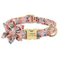Personalized Dog Collar and Leash Set with Free Engraving