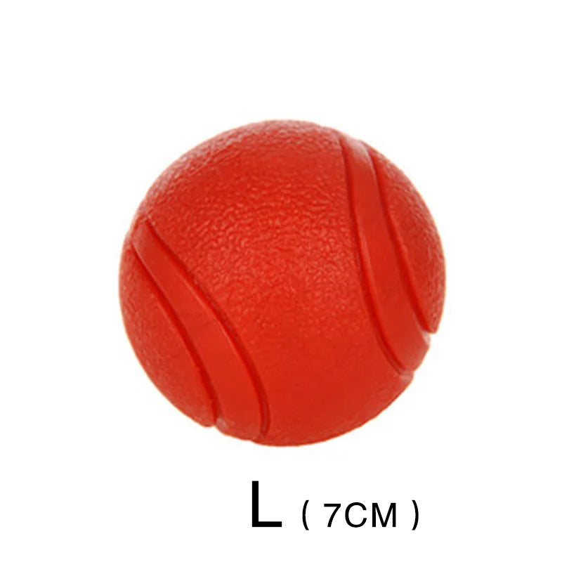 Durable Rubber Ball Dog Toy - Bite-Resistant Interactive Play Ball