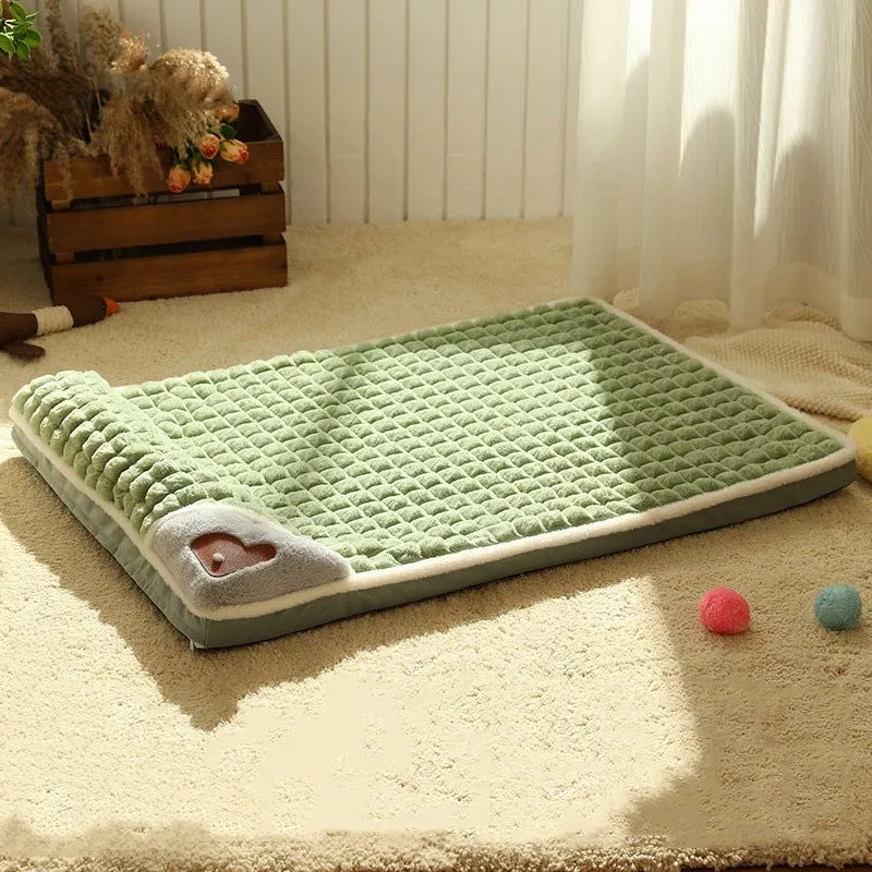 Orthopedic Dog Bed Mat with Cervical Support