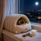 Warm Cat Bed with Soft Sleeping Nest