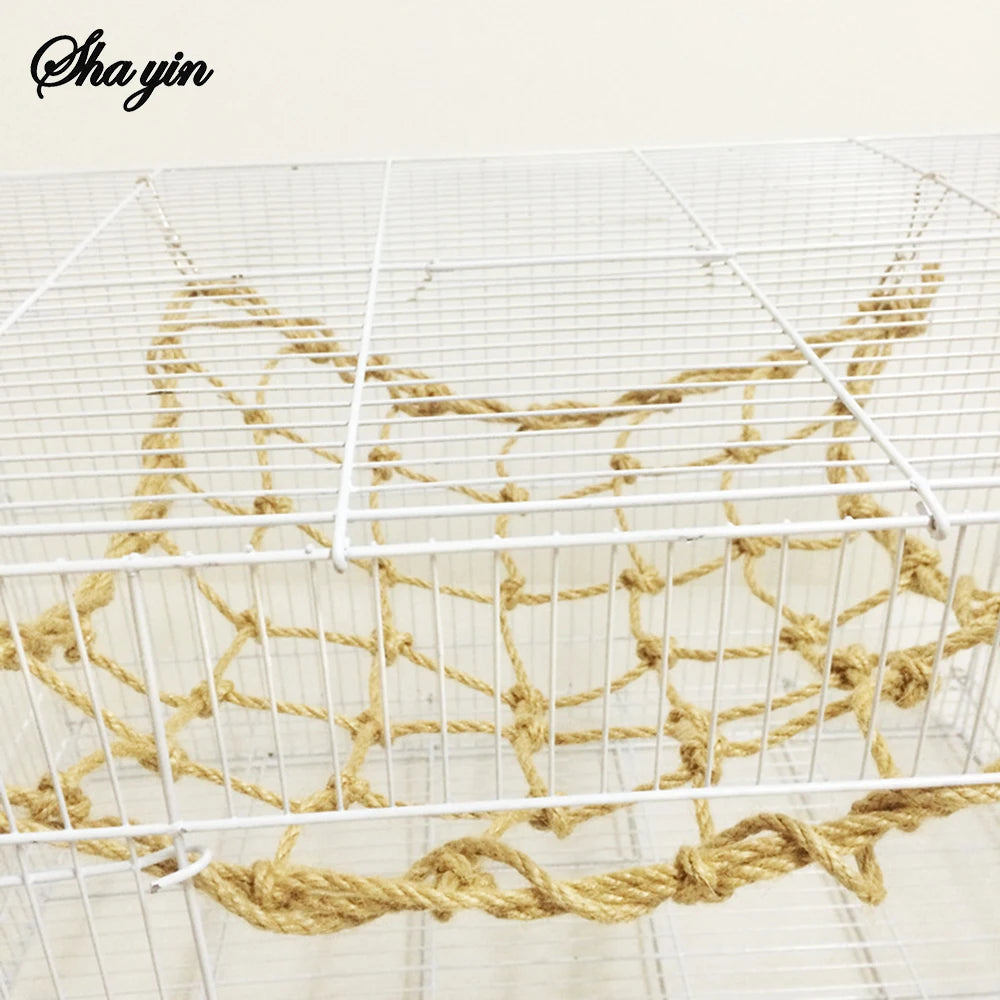 Parrot Rope Climbing Net Adventure Toy