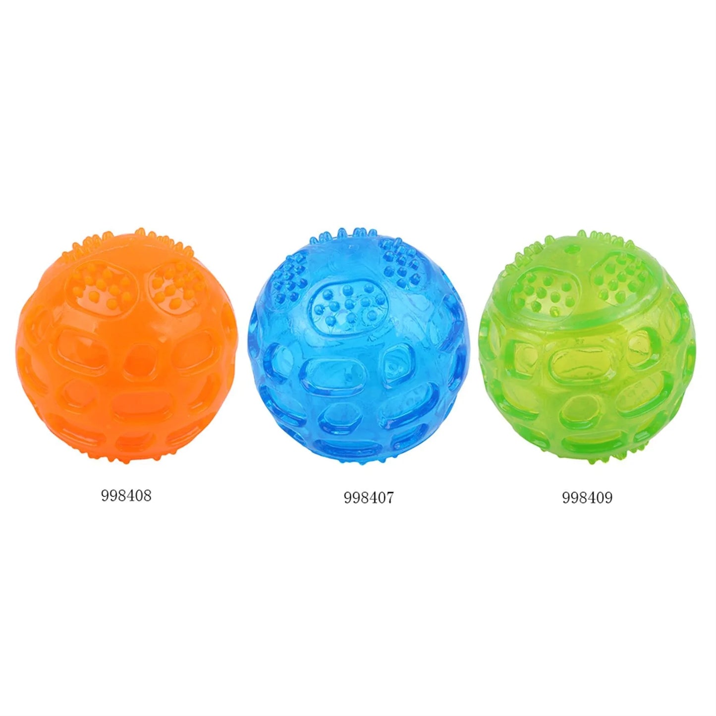 Waterproof Dog Chew Toy Ball - Interactive Squeaky Bite-Resistant Training Toy