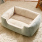 Premium Plush Pet Bed - Soft Breathable Cushion Basket for Cats & Dogs