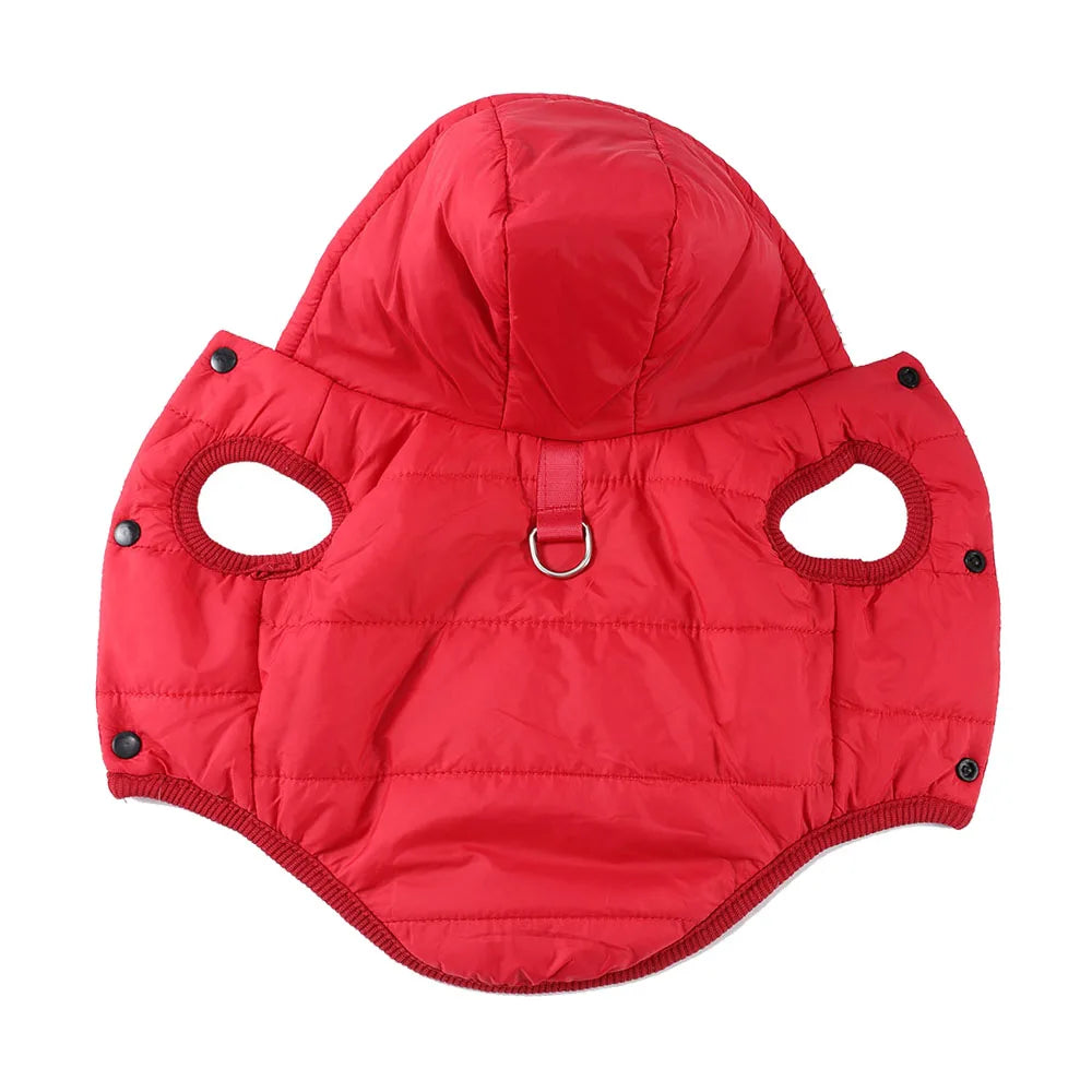 Waterproof Hooded Winter Coat for Small to Medium Dogs & Cats