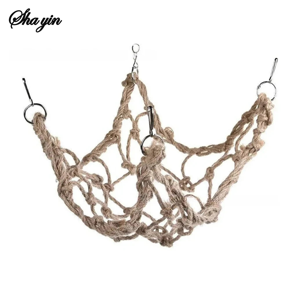 Parrot Rope Climbing Net Adventure Toy