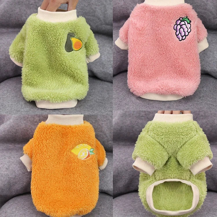 Warm Fleece Dog Hoodie