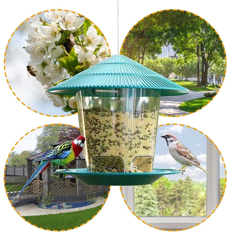 Automatic Bird Feeder with Foot Pedal