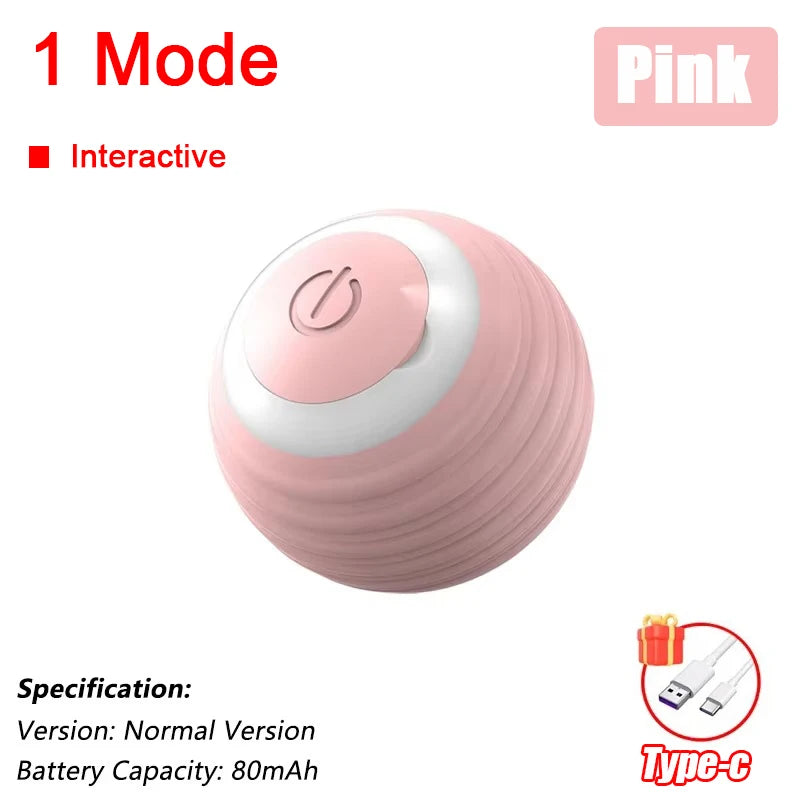 Cat Interactive Ball Toy with Automatic Rolling