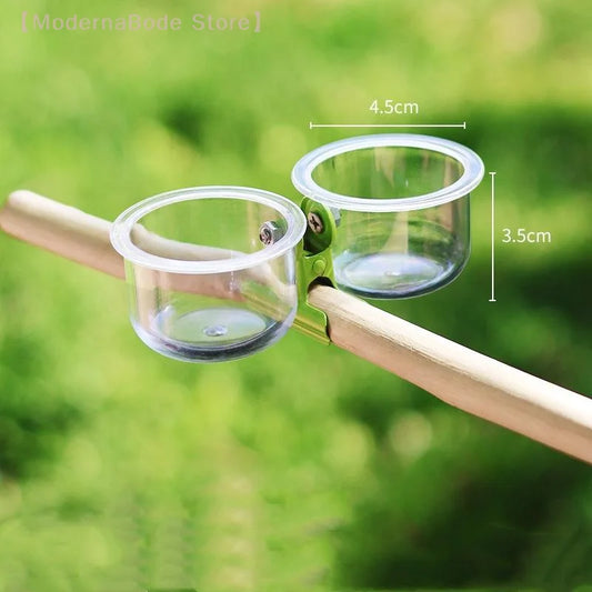 Parrot Food Bowl Feeder with Clip