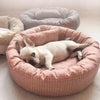 Premium Plush Pet Bed - Comfortable Basket for Small to Large Dogs & Cats