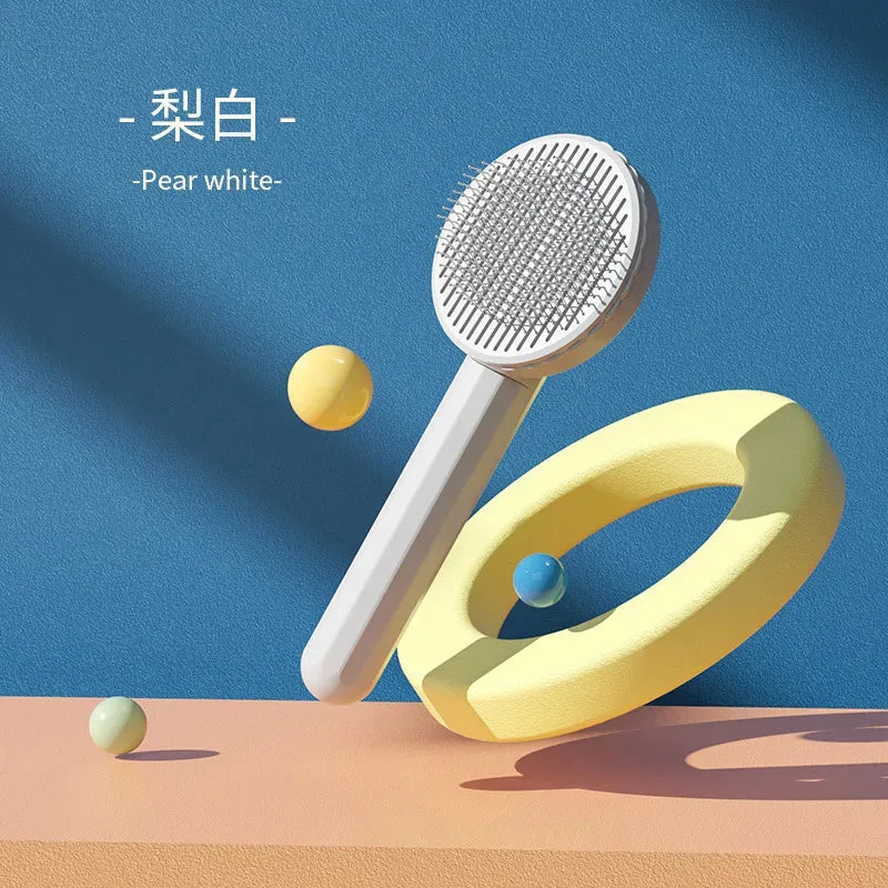Self-Cleaning Pet Grooming Brush