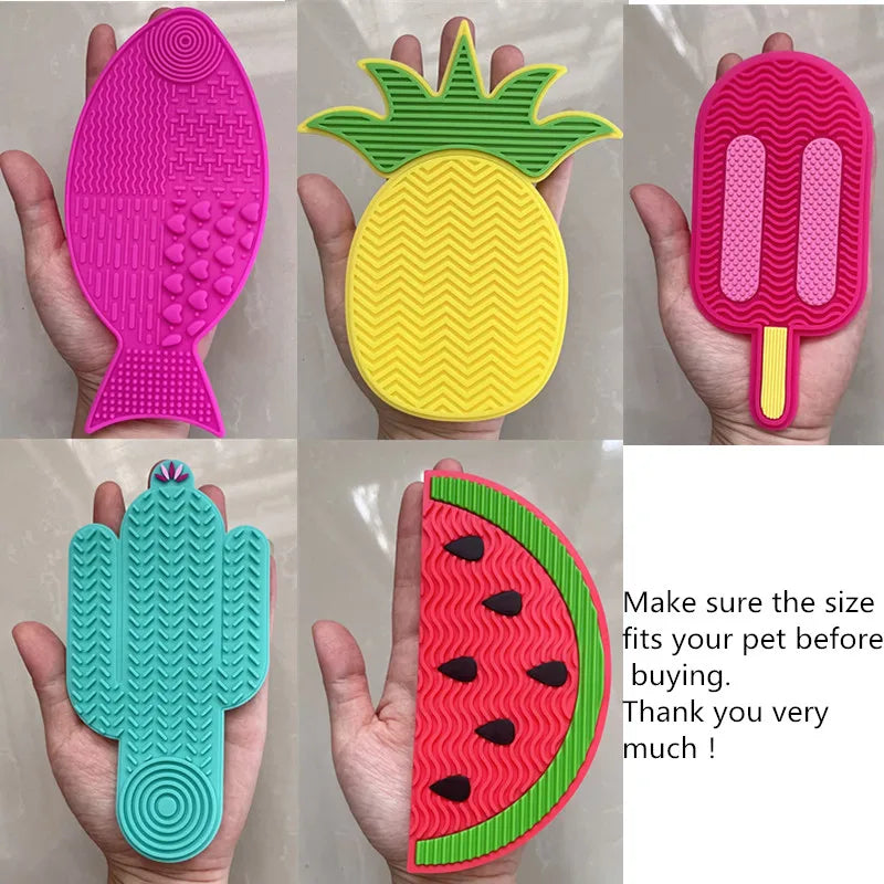 Silicone Slow Feeder Mat with Suction Cup