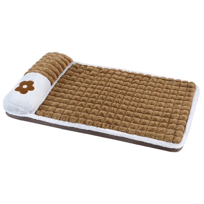 Orthopedic Dog Bed Mat with Cervical Support