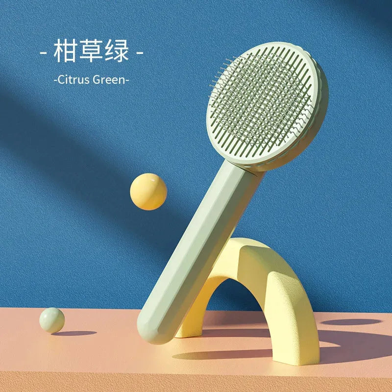 Self-Cleaning Pet Grooming Brush