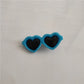 Adorable Pet Heart Sunglasses & Hair Clips - Fashion Accessories for Dogs & Cats