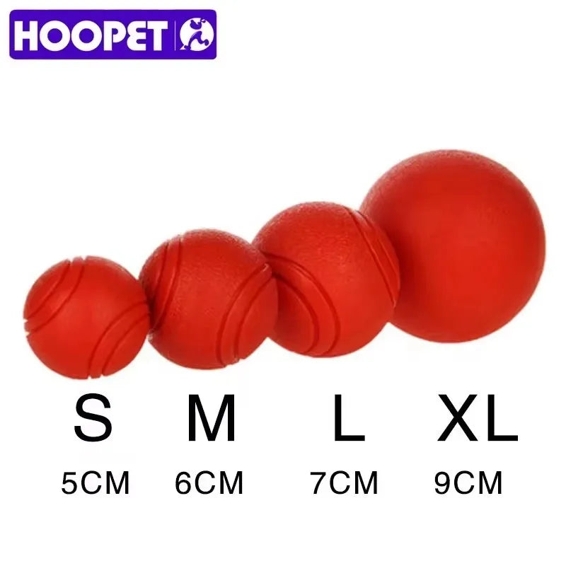 Durable Rubber Ball Dog Toy - Bite-Resistant Interactive Play Ball