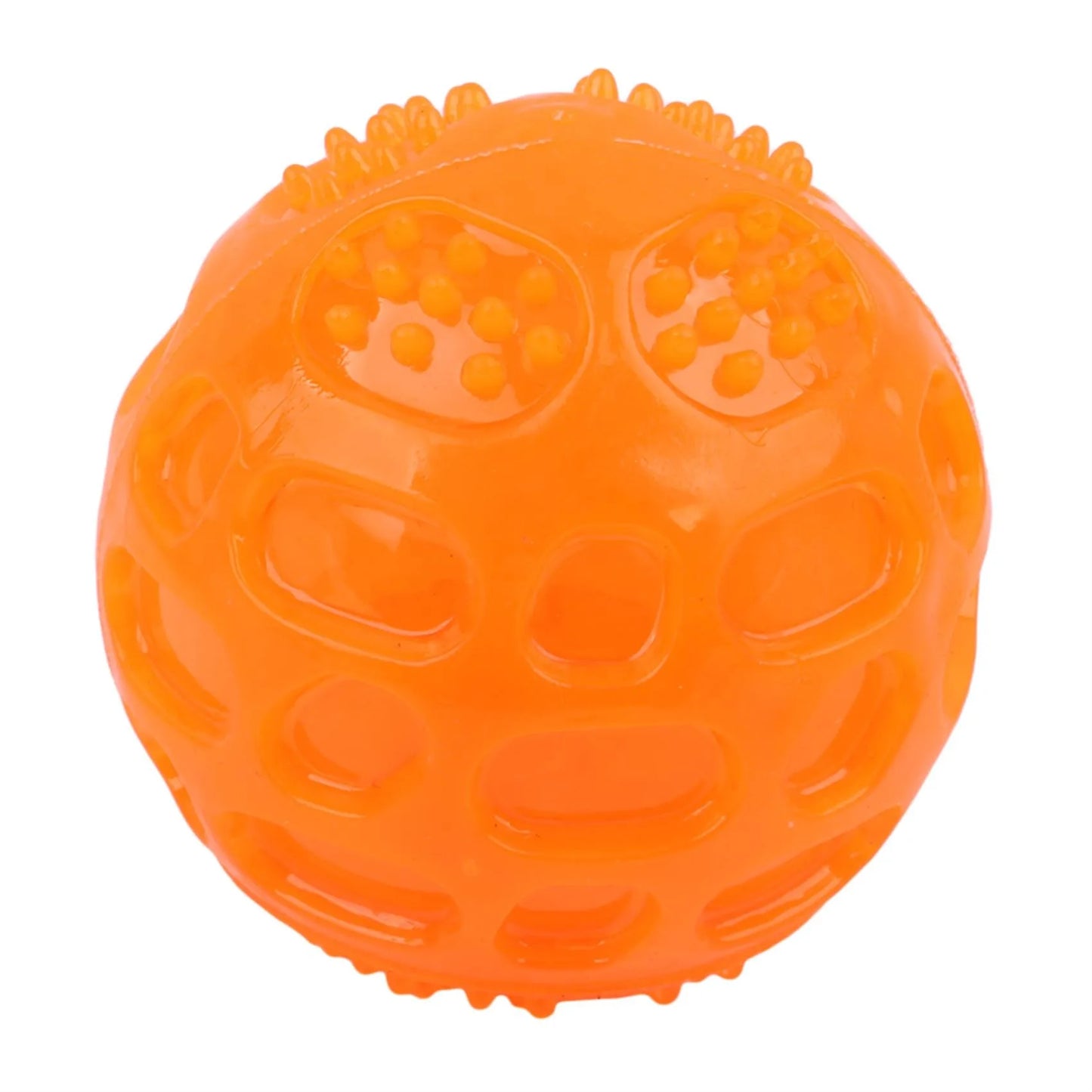 Waterproof Dog Chew Toy Ball - Interactive Squeaky Bite-Resistant Training Toy