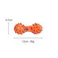 Paw Print Dumbbell Dog Chew Toy with Squeaker
