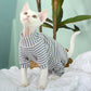 Soft Cotton 4-Legged Jumsuit for Cats & Small Dogs - All Seasons
