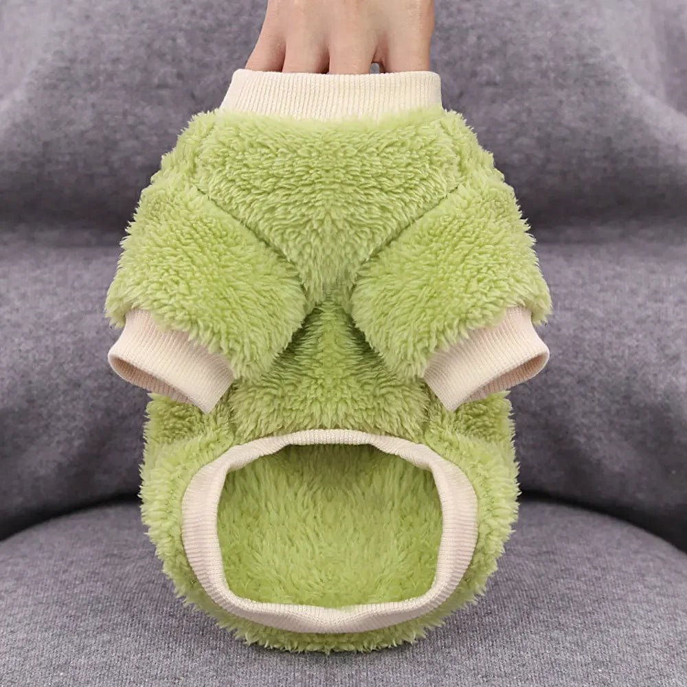 Warm Fleece Dog Hoodie