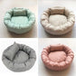 Premium Plush Pet Bed - Comfortable Basket for Small to Large Dogs & Cats
