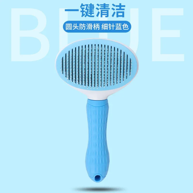 Self-Cleaning Pet Grooming Brush