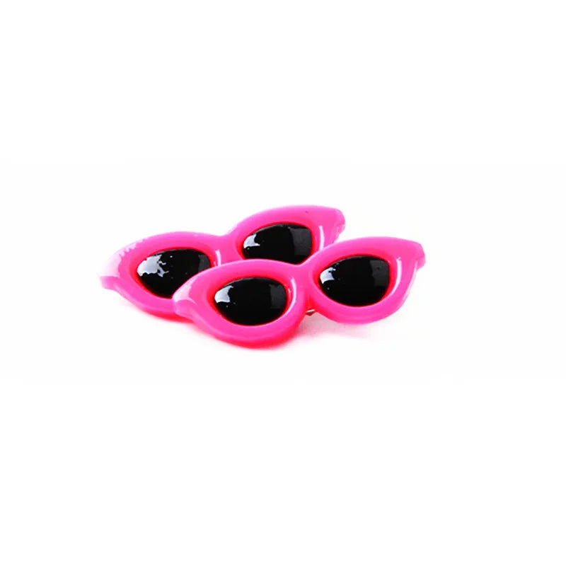 Adorable Pet Heart Sunglasses & Hair Clips - Fashion Accessories for Dogs & Cats
