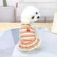 Ruffle Striped Pet Dress - Sweet Spring Summer Outfit for Dogs & Cats