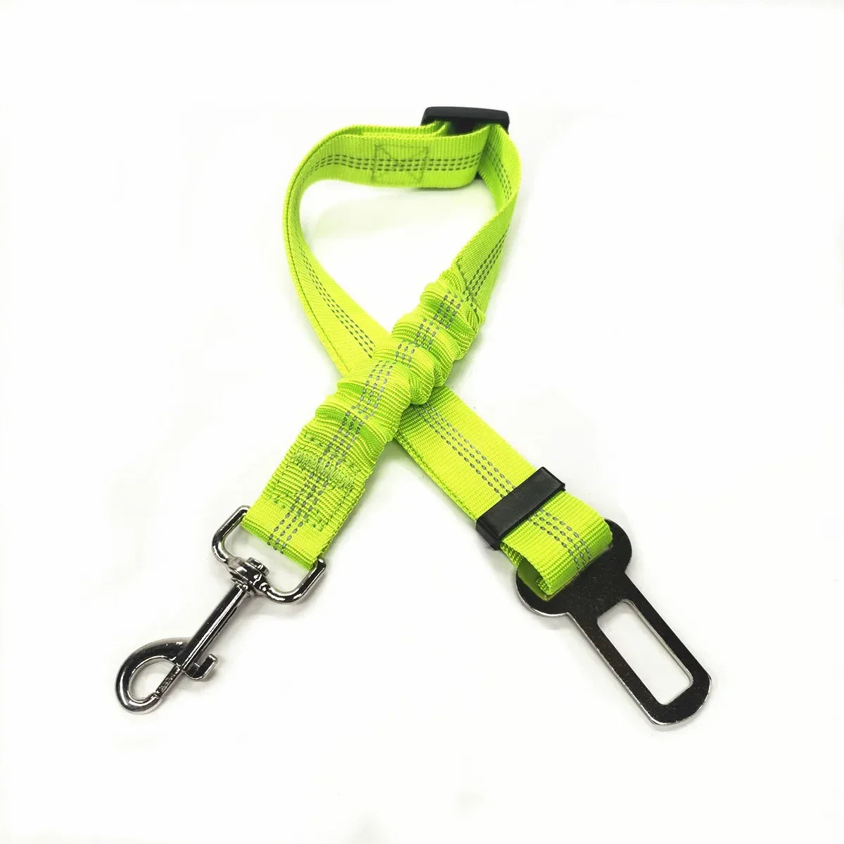 Adjustable Pet Car Safety Harness with Seat Belt Clip