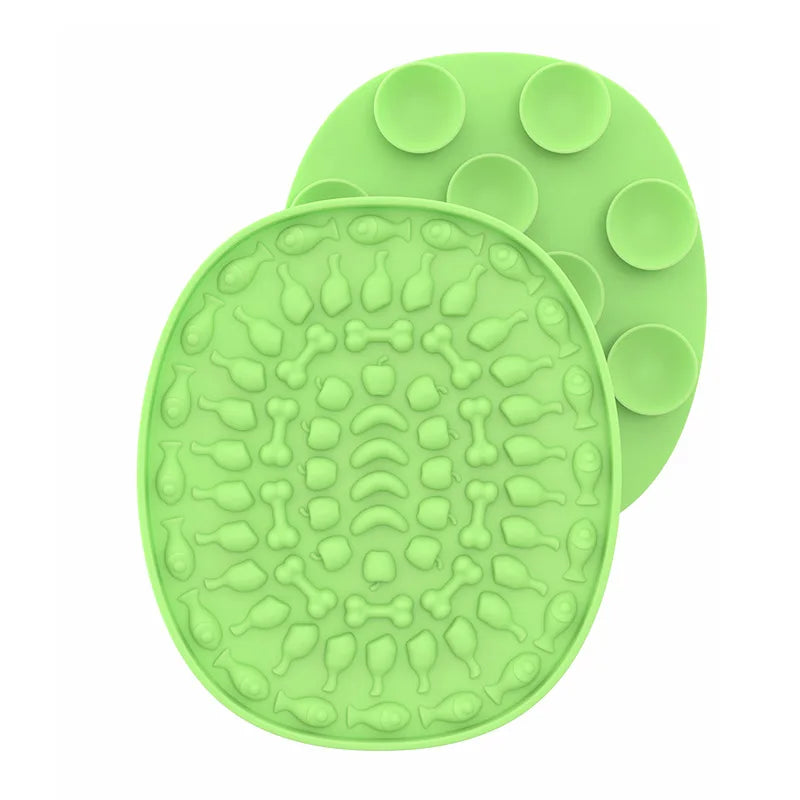 Silicone Slow Feeder Mat with Suction Cup