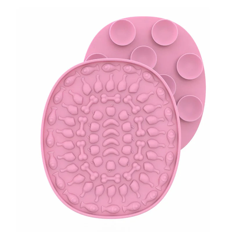 Silicone Slow Feeder Mat with Suction Cup