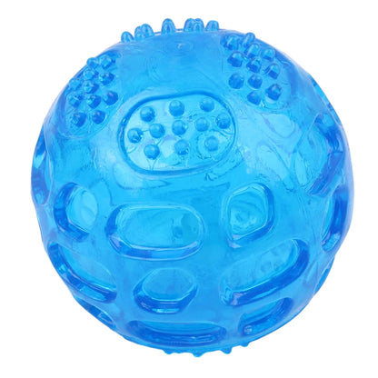 Waterproof Dog Chew Toy Ball - Interactive Squeaky Bite-Resistant Training Toy