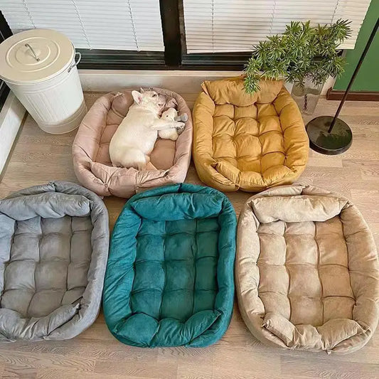 Pet Dog Sofa Bed - Soft Warm Kennel Mat