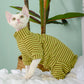Soft Cotton 4-Legged Jumsuit for Cats & Small Dogs - All Seasons