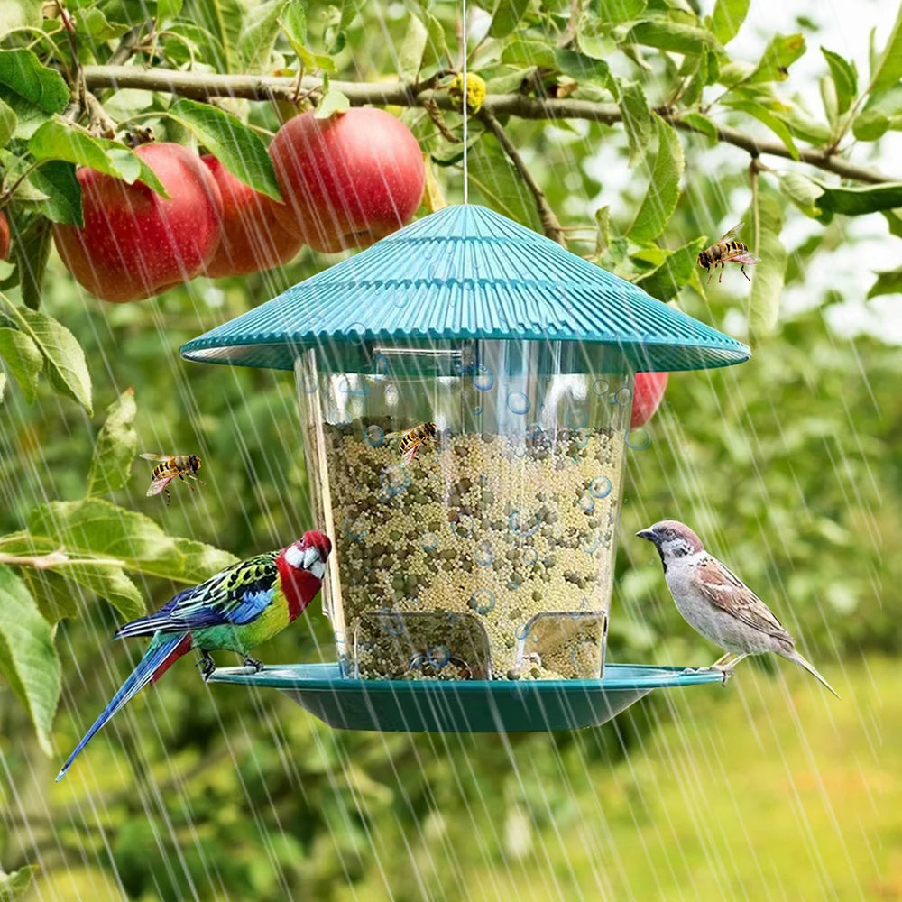 Automatic Bird Feeder with Foot Pedal