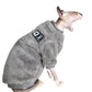 Double-Sided Fluffy Winter Jacket for Hairless Cats & Sphynx