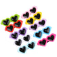 Adorable Pet Heart Sunglasses & Hair Clips - Fashion Accessories for Dogs & Cats