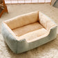 Premium Plush Pet Bed - Soft Breathable Cushion Basket for Cats & Dogs